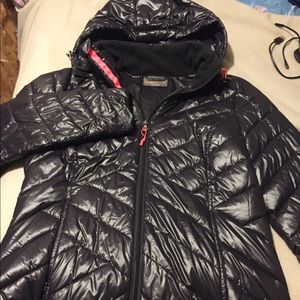 Woman’s black silk jacket